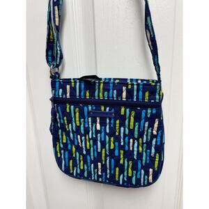 Vera Bradley Katalina Blues Showers Petite Hipster Crossbody — Like New